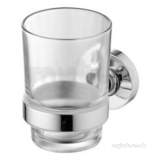 Iom Tumbler Holder Transpglass/chrome