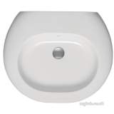 IDEAL STANDARD SIMPLYU T0166 NAT 600MM BASIN ONE TAP HOLE WHITE