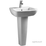 IDEAL STANDARD VENTUNO T0435 550MM PED BASIN ONE TAP HOLE WHITE