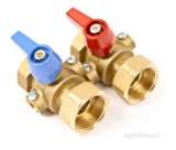 POLYPIPE 1 Inch ISOLATION VALVES PAIR