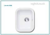 Lincoln 2540 Half Bowl Undermount Wh