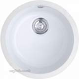 LINCOLN 40R1 ROUND BOWL UNDERMOUNT WH