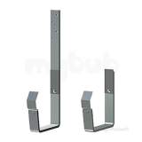 Lindab Rctnglr Fascia Brckt 136mm Coated