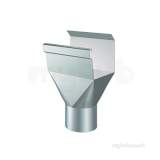 Rect Water Outlet 136mm 136-100mm Coated