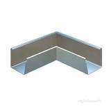 Rect Int Gtter Angle 136mm 90o Coated