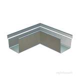 Rect Ext Gtter Angle 136mm 90o Coated
