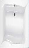 56.0011 LINEA BASIN 560MM ONE TAP HOLE WHITE