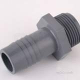 DURAPIPE ABS HOSE ADAPTOR BSP 157102 1/2