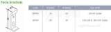 120x80mm Boxer Fascia Bracket Pln Gf480