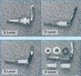 E-TYPE CHROME FRONT CISTERN LEVER ASSEMBLY
