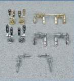 PILLAR HINGES CHROME PLATED COMPLET WITH FIXING KIT