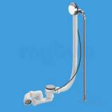 POP-UP BATH FILLR WASTE/HOSE/TRAP 575MM