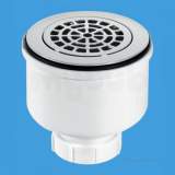 Shower Trap 90mm X 50mm V/o Chrome Plated St90cpb-p-v