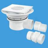 SHOWER GULLY 150MM ABS TILE TSG52T6WH