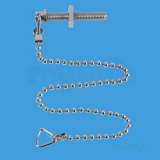 10 Inch Chrome Plated Chain And 2 Trngle Stay And Nut Ch10