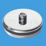 1.75 inch CHROME PLATED PLASTIC PLUG and RUBBER SEAL CP2