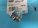 MIRA 552.01 NIPPLE 1/2 inch CH MIRA 915