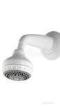 Aqualisa 99.30.20 White Turbostream Fixed Shower Head