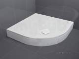 Ftr0507aqu White Aqua 30 Quadrant Shower Tray 30x900mm
