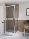Fen1124aqu White Aqua 4 Pivot Door And Side Panel Pack 1850x760mm