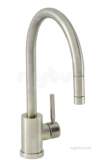Carron Phoenix 2t0978 Aros Chrome Single Handle Kitchen Tap With Pull Out Spray