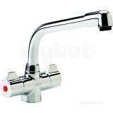 Carron Phoenix 2T0880 Chrome Aztec 1/4 Turn Mono Bloc Sink Mixer