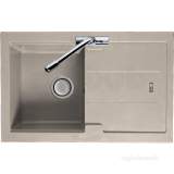 Champagne Bali Reversible Kitchen Sink with Compact Single Bowl and Drainer