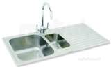 Pacifica Reversible Kitchen Sink With Spacious 1.5 Bowl And Drainer