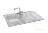 Precision Plus Heavy-gauge Kitchen Sink With Compact Single Bowl And Drainer