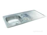 Precision Plus Xb Reversible Kitchen Sink With 1.5 Bowl And Drainer