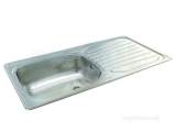 101.0171.532 Ss Precision Plus Xb Kitchen Sink With Single Bowl And Drainer