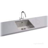 Carron Phoenix 122.0155.130 Ss Tetra Kitchen Sink With Deep Single Bowl 410x460mm