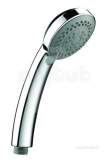 Center Brand C04828 Chrome Shower Handset With Three Functions Rub Clean Nozzles