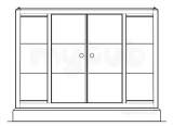 Ods15sm1cd Chrome Optima 1500mm Door Pack For Double Sliding Door With Modesty Panel