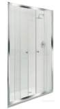 Ods17cucf Chrome Optima 1700mm Frame Pack For Double Sliding Door With Clear Glass
