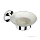 Croydex Qm431941 Chrome Torbay Soap Dish And Holder With Flexi Fix