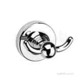 Croydex Qm461741 Chrome Worcester Robe Hook With Unique X Plate