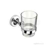 Croydex Qm461841 Chrome Worcester Tumbler And Holder With Unique X Plate