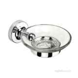 Croydex Qm461941 Chrome Worcester Soap Dish And Holder With Unique X Plate