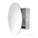 Croydex Wc836005 Ss Severn Ss Oval Mirrored Bathroom Cabinet Internal Shelf