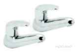Deva Adore102 Chrome Adore Chrome Bath Taps Pair
