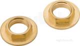 Deva Bbn Pk34 Gold Gold Brass Back Nuts For Bath Taps 10 Pack