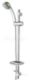 Deva COMBMEF Combi Chrome Thermostatic Bar Shower