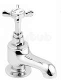 Deva Cr20 Chrome Coronation One Cross Handle Bath Tap With 90mm Spout Reach