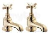 Deva Cr21/501 Gold Coronation Gold Cloakroom Taps