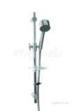 Deva Kitm05 Chrome Shower Kit With 2 Spray Handset 570mm Rail And 1.5 M Hose