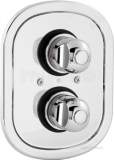 Deva Rouvduat01 Chrome Contemporary Dual Control Shower Mixer Without Shower Kit