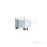 Deva Spe02 Chrome Chrome Square Shower Hose Wall Outlet