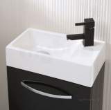 Hib 8810 White Cassino Splash Cloakroom Wash Basin One Tap Hole