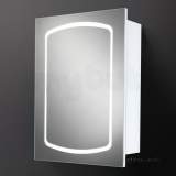 Hib 9102400 White Dakota 500x680mm Single Door Bathroom Cabinet Led Illumination